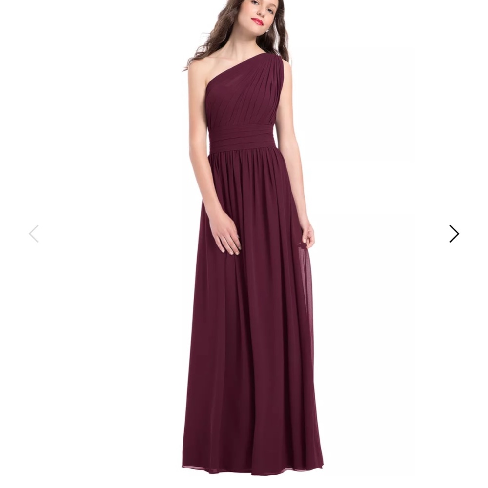 Bill Levkoff one shoulder bridesmaid or formal dress